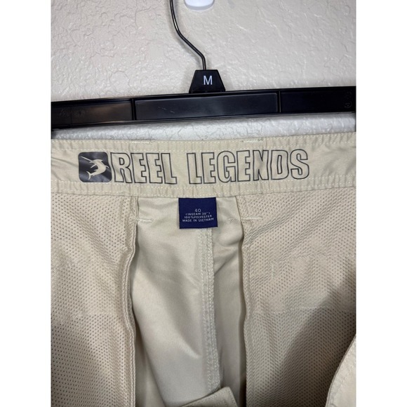 Reel Legends Mens 40 Beige Fishing Pants Lightweight Outdoor - Picture 3 of 3